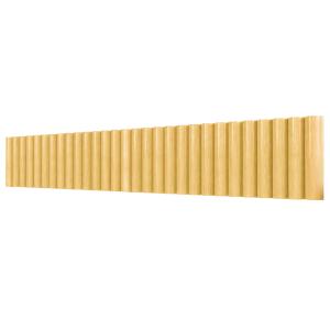 Outsunny Gartenzaun Zaun aus Holz 176 cm x 30 cm Zaunelemen…