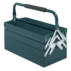 DURHAND Werkzeugkasten  Werkzeugkoffer, 5 Fächer, aufklappb…