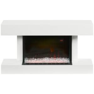 HOMCOM Elektrokamin, Wandkamin mit Heizung 2000 W, LED 3D-F…