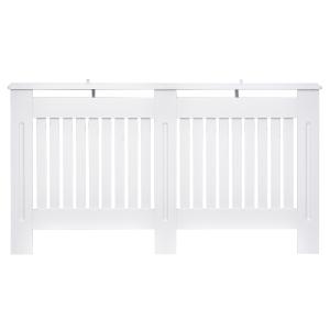 HOMCOM Heizkörperverkleidung Heizkörperabdeckung 152x19x81…