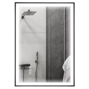 kleankin Badezimmerspiegel LED-Spiegel Nebelfreier Wandspie…