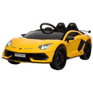 HOMCOM Elektro Kinderauto mit Fernbedienung Lamborghini SVJ…