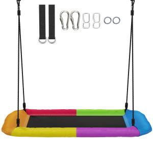 AIYAPLAY Nestschaukel Höhenverstellbar Hängeschaukel 148x77…