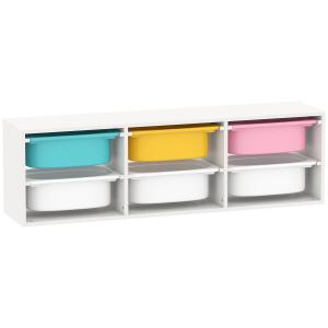 AIYAPLAY Aufbewahrungsregal für Kinder, 2-stufig, Aufbewahr…