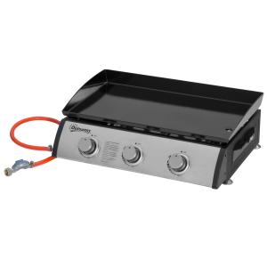 Outsunny Gasgrill aus Edelstahl mit 3 Brennern 9 kW Antihaf…