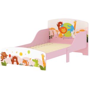 AIYAPLAY Kinderbett 3  Jahre mit Erhöhten Rändern und Siche…