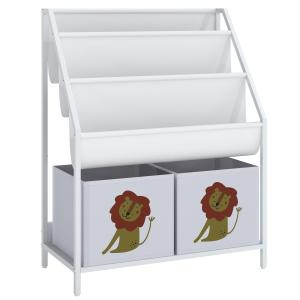 AIYAPLAY Bücherregal für Kinder Kinderregal mit 2 offenen F…