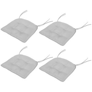 Outsunny Set mit 4 Gartenstuhlpolstern mit Steppung Gepolst…