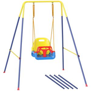 AIYAPLAY Babyschaukel 3 in 1 Kinderschaukel Babysitz verste…