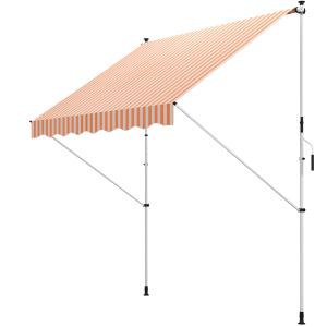 Outsunny Markisenstore Manuell ausziehbarer Teleskop-Auvent…