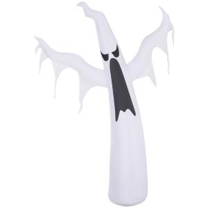 HOMCOM Weiß Halloween Dekoration Selbstaufblasendes Spuk Ge…