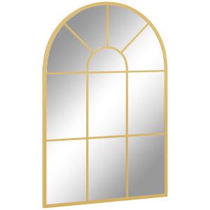 HOMCOM Wandspiegel Fensterspiegel 91 x 60 cm Dekorativ Spie…