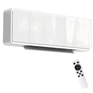 HOMCOM Wand Heizlüfter 2000W Wandheizgerät mit 2 Leistungss…
