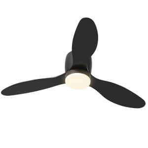 HOMCOM Deckenventilator mit Beleuchtung und Fernbedienung 1…