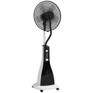 HOMCOM 3L Wassertankkapazität, 90W Ventilator mit Nebelfunk…
