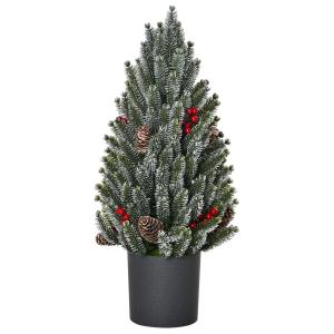 HOMCOM Künstlicher Weihnachtsbaum Tisch-Christbaum 170 Äste…