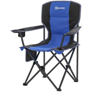 Outsunny Campingstuhl Faltbar mit Tasche und Getränkehalter…