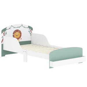 AIYAPLAY Kinderbett 3-8 Jahre Niedrig mit Stauraum und Seit…