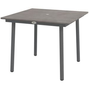 Outsunny Gartentisch Esstisch 4 Personen Schirmloch Terrass…