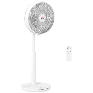 HOMCOM Standventilator leise mit Fernbedienung, Ventilator…