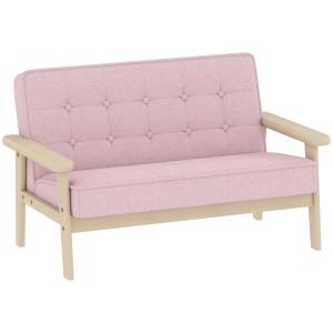 AIYAPLAY Kindersessel Kindersofa mit Samtoptik, massiven Ho…