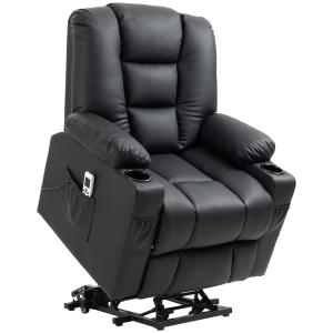 HOMCOM Massagesessel TV Sessel Relaxsessel mit Aufstehhilfe…
