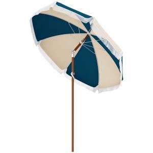 Outsunny Gerader Sonnenschirm neigbarer Garten-Sonnenschirm…