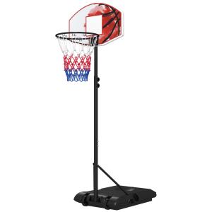 SPORTNOW Basketballkorb mit Ständer, 179-209 cm höhenverste…