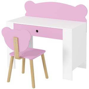 AIYAPLAY Kinder Schreibtisch-Set mit Stuhl, Tisch mit Schub…