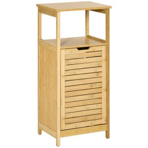 kleankin 2 in 1 Badezimmerschrank Hochschrank mit herausneh…