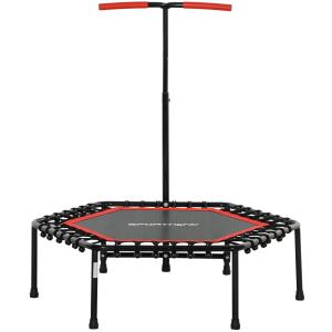 SPORTNOW Fitness-Trampolin 114 cm mit elastischen Seilen, v…