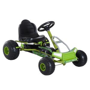 HOMCOM Kinder Go Kart Tretauto Tretfahrzeug mit verstellbar…