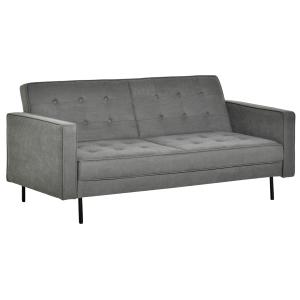HOMCOM Schlafsofa  3-Sitzer Sofa mit Schlaffunktion, verste…
