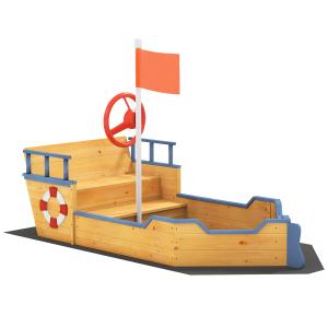 Outsunny Sandkasten Schaufel Sandkasten Sandkasten Schiff a…