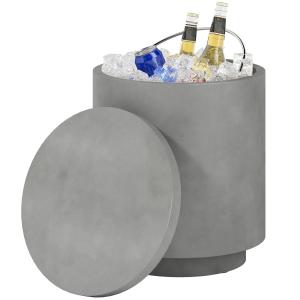 HOMCOM Cool Bar Beistelltisch mit abnehmbarer Tischplatte 1…