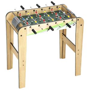 SPORTNOW Tischkicker für Kinder aus Holz, Kickertisch mit 2…