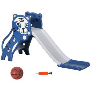 AIYAPLAY Kinder Rutsche, Innen Kinder Rutsche, mit Basketba…