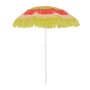 Outsunny Sonnenschirm Hawaiischirm Strandschirm 160cm bunt,…