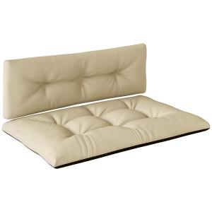 Outsunny Palettenkissen 2er Set Wasserabweisend Sitzkissen…