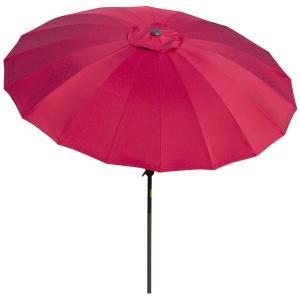 Outsunny Neigbarer runder Gartenschirm mit 18 Fiberglasripp…