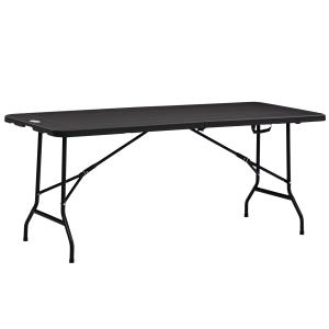 Outsunny Gartentisch Klapptisch für 6 Personen, Buffettisch…