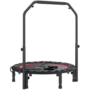 SPORTNOW Fitness-Trampolin Erwachsene Ø102 cm, Faltbare Fit…