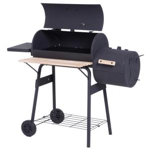 Outsunny® Smoker Grill BBQ Holzkohlengrill Grillwagen mit 2…