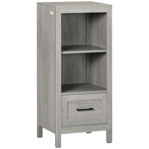 kleankin Badezimmerschrank Freistehender Bademöbel mit Schu…