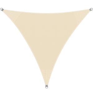 Sonnensegel HDPE Dreieck Creme 3x3x3m