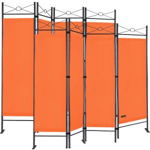 Paravent 2er-Set Orange 180x163cm