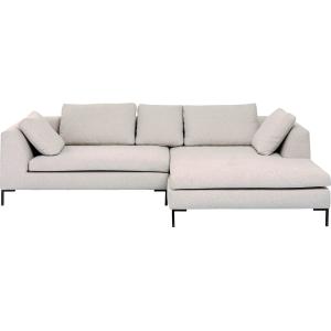 Ecksofa Gianni Creme Rechts