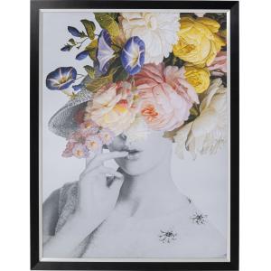 Bild Frame Flower Lady Pastell 117x154cm