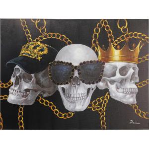 Leinwandbild Skull Gang 90x120