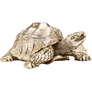Deko Figur Turtle Gold Klein